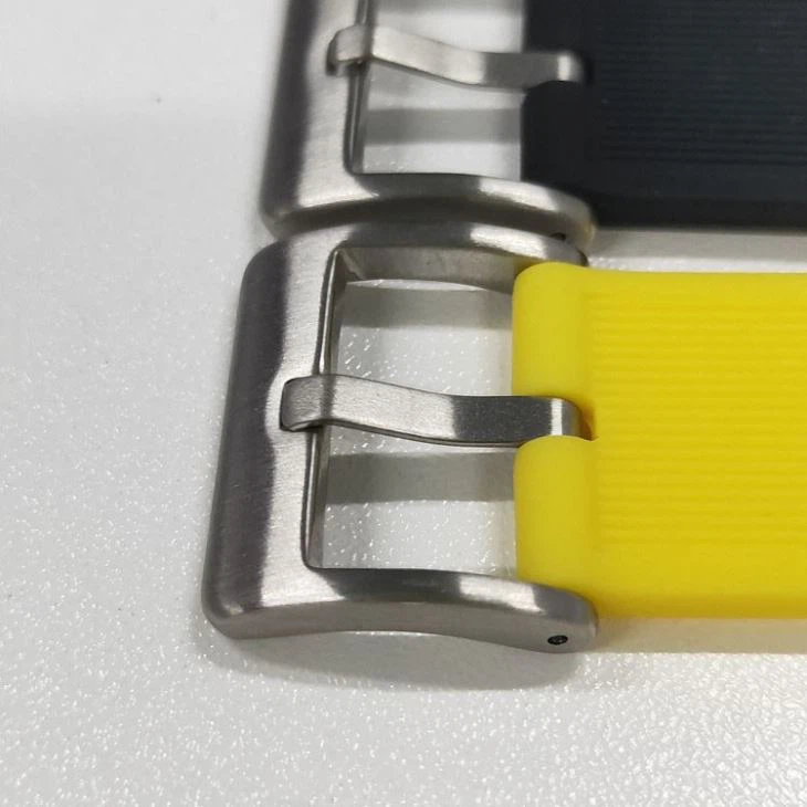 Factory OEM High Quality New Silicone Band 18/20/22/24MM Stainless Steel Brushed Buckle