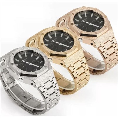 Casio Gshock GA2100 Modificeret rustfrit stålkasse
